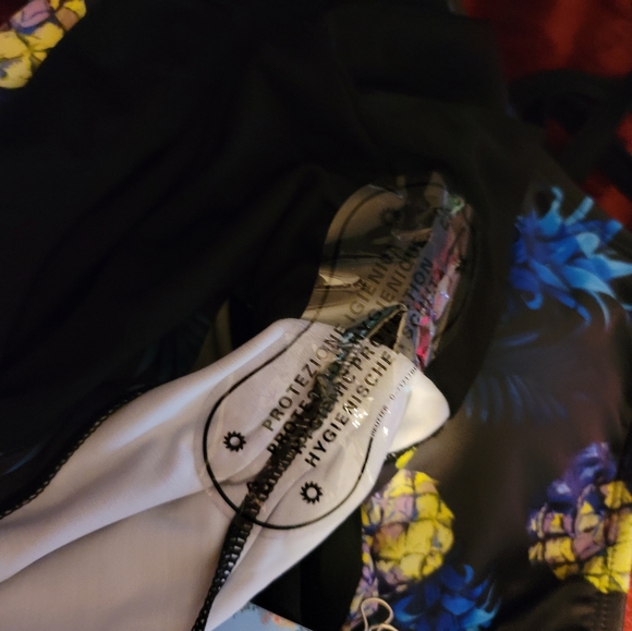 NWT PADDED BRA TOP CROSS BACK BOY SHORT GYM SWIM ATHLETIC WORK OUT SET XXL - Picture 8 of 8